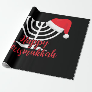 Happy Chrismukkah Funny Hanukkah und Weihnachten Geschenkpapier