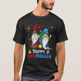 Happy Chrismukkah Gnomes Christmas Hanukkah T-Shirt