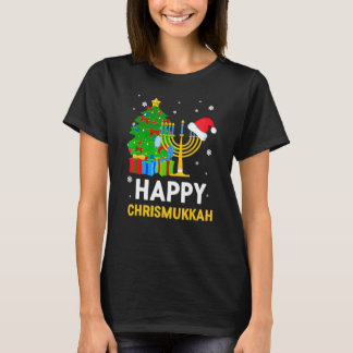 Happy Chrismukkah Jewish Christmas Hanukkah Holida T-Shirt