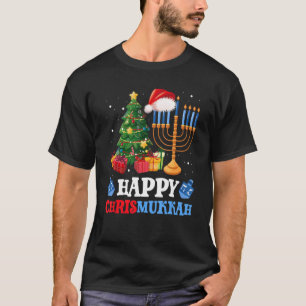 Happy Chrismukkah jüdische Weihnachten Hanukkah Ch T-Shirt