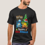 Happy Chrismukkah Weihnachten Hanukkah Frosch T-Shirt<br><div class="desc">Frohe Chrismukkah Weihnachten Hanukkah Frog. Dieses glückliche Chrismukka-Kostüm ist für Vater,  Mutter,  Oma,  Opa,  Onkel,  Tante,  Tante,  Nana,  die Lieben Frog.</div>
