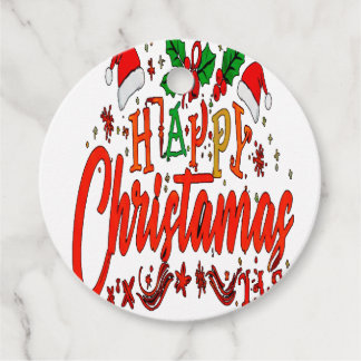 HAPPY CHRISTAMAS GESCHENKANHÄNGER