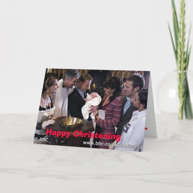 Happy Christening Karte (Vorderseite)