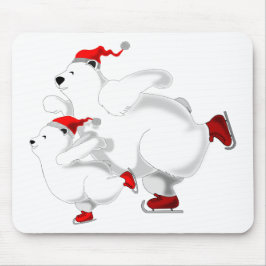 Happy Christmas Bears Mouse Pad Mousepad