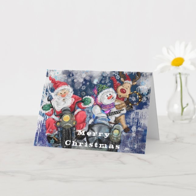 Happy Christmas Friends Cunny Card Karte (Kleine Pflanze)