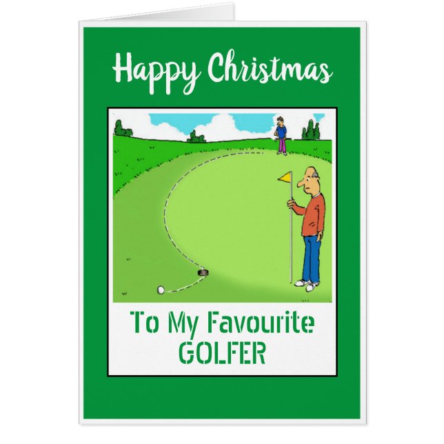 Happy Christmas Golfer (Vorne)