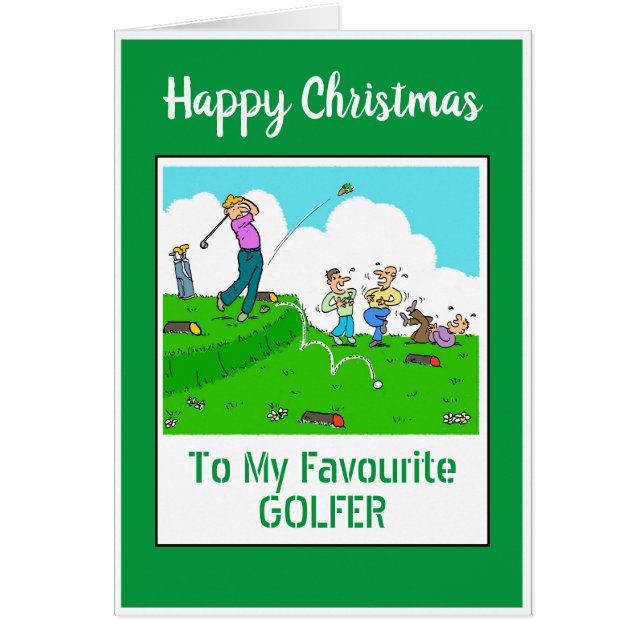 Happy Christmas Golfer (Vorne)