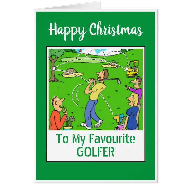 Happy Christmas Golfer (Vorne)