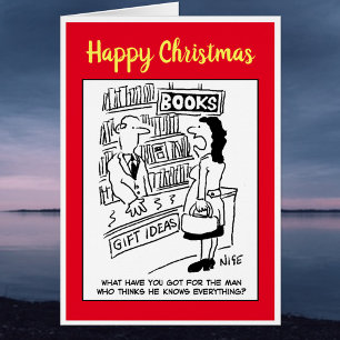 Happy Christmas Man weiß alles, was Joke