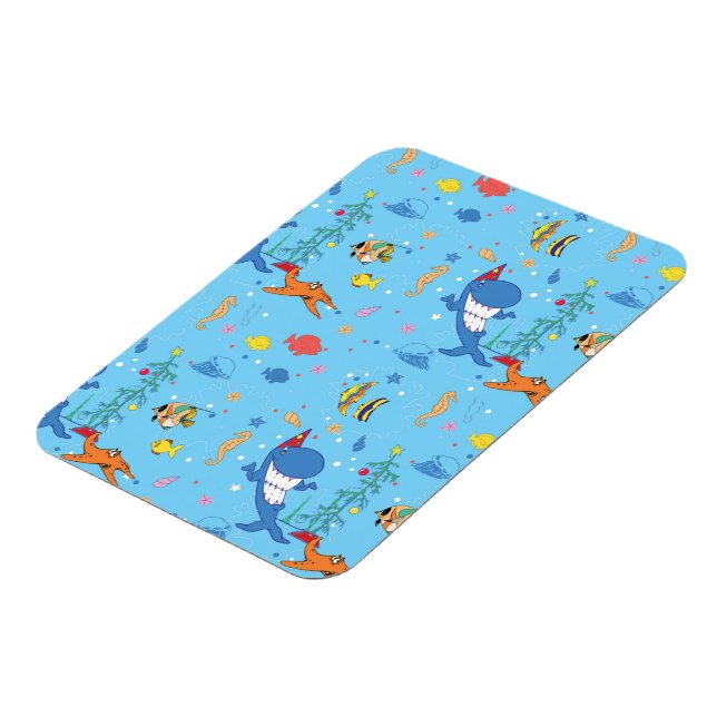 Happy Christmas Shark Magnet (Linke Seite)