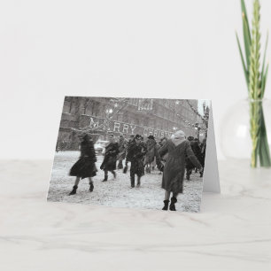 Happy Christmas Shopping! Feiertagskarte