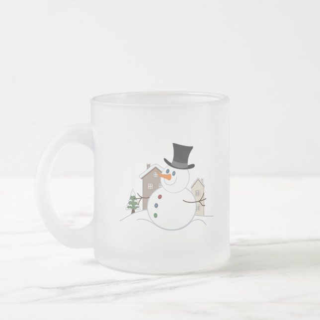 Happy Christmas Snowman Illustration Mattglastasse (Links)