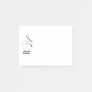 Happy Christmas Tree Post-it Klebezettel