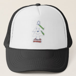 Happy Christmas Tree Trucker Hat Truckerkappe