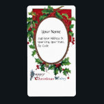 HAPPY CHRISTMAS WISHES<br><div class="desc">Farbenfrohe,  skurrile und musikalische Aquarellmalerei mit hellen Farben inspiriert vom Karneval von Venedig und italienischen Masken von Bulgan Lumini.</div>