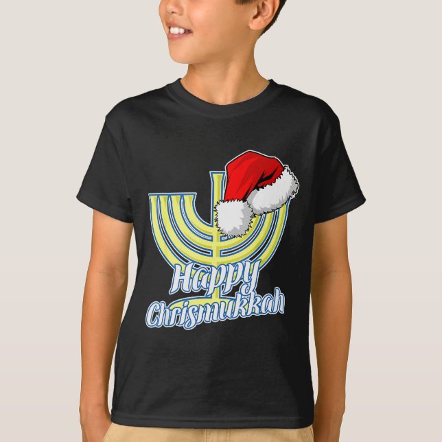 Happy Christmukkah Hanukkah Christmas  T-Shirt (Vorderseite)