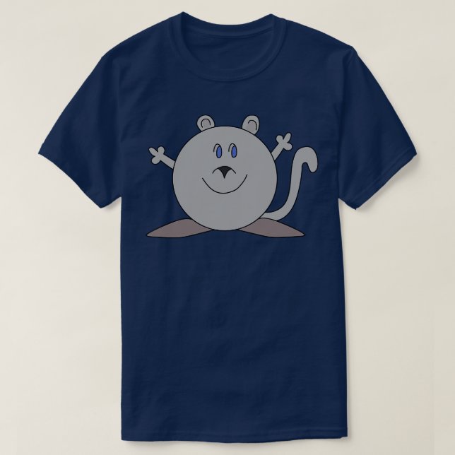Happy Chubby Mouse T-Shirt (Design vorne)