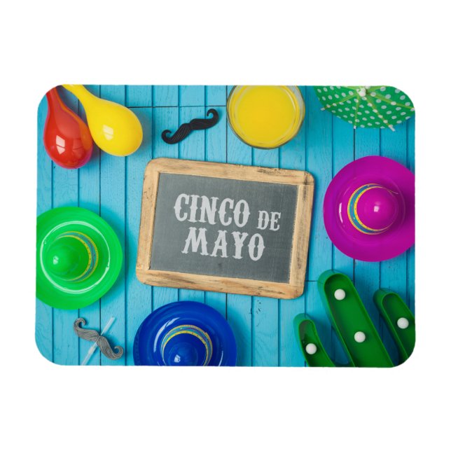 Happy Cinco De Mayo Day Cinco De Mayo Magnet (Horizontal)