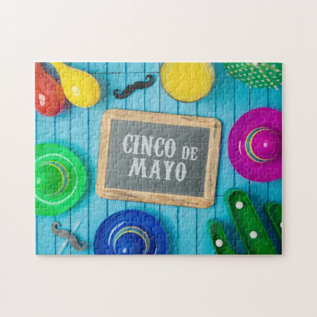 Happy Cinco De Mayo Day Cinco De Mayo Puzzle (Horizontal)