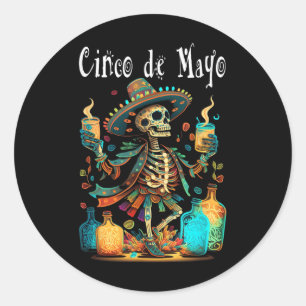 Happy Cinco De Mayo Festival #14 Runder Aufkleber