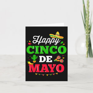 Happy Cinco de Mayo für das mexikanische Fiesta-Ko Karte