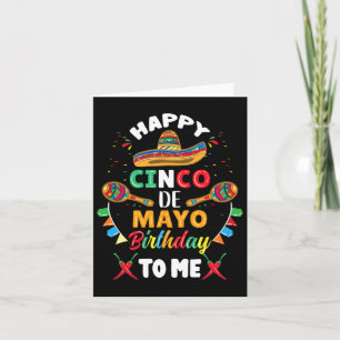 Happy Cinco de Mayo Geburtstag für mich Karte