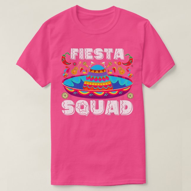 Happy Cinco De Mayo Lasse Fiesta Squad 5. Mai Mexi T-Shirt (Design vorne)