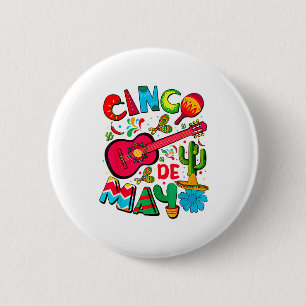 Happy Cinco De Mayo Men Women Kinder 5 De Mayo Mex Button