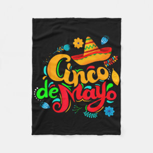 Happy Cinco De Mayo Men Women Kinder 5 De Mayo Mex Fleecedecke