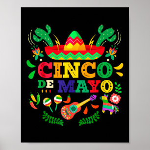 Happy Cinco De Mayo Men Women Kinder 5 De Mayo Mex Poster