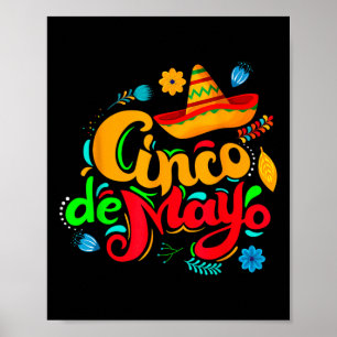 Happy Cinco De Mayo Men Women Kinder 5 De Mayo Mex Poster