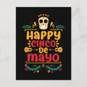 Happy Cinco De Mayo Mexican Fiesta Postkarte