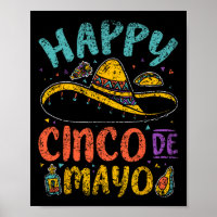 Happy Cinco De Mayo Mexican Mexico Fiesta Cinco De