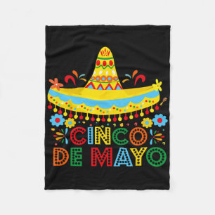 Happy Cinco De Mayo Mexico Fiesta Taco Guitar Cinc Fleecedecke