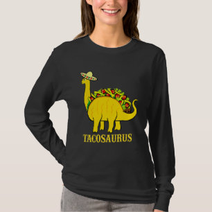 Happy Cinco De Mayo Tacosaurus Taco Dinosaurier Cu T-Shirt
