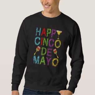 Happy Cinco De Mayo Vintag mexikanisch 8 Sweatshirt