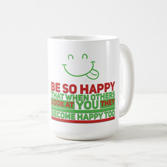 Happy Classic Tasse (VorderseiteRechts)