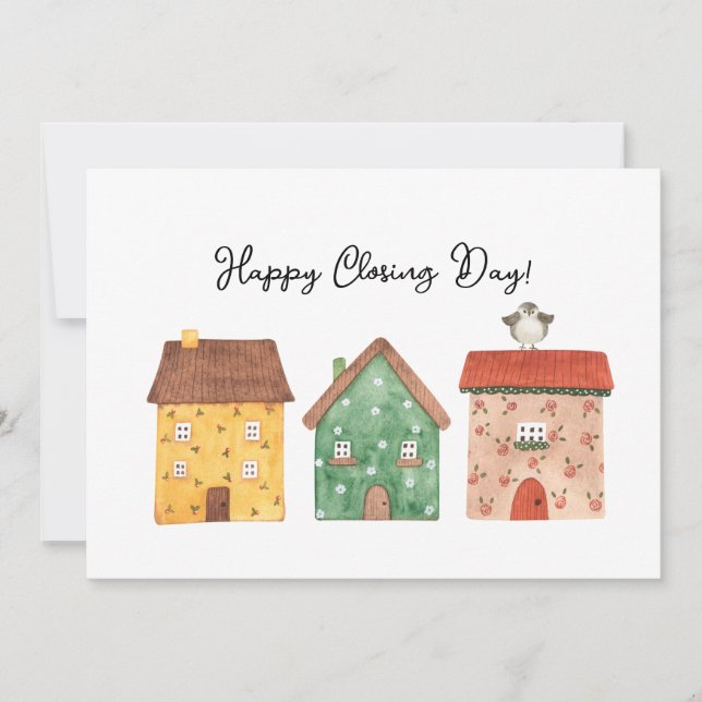 Happy Closing Day Real Anwesen Client Wertschätzun (Vorderseite)