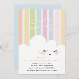Happy Cloud Baby Shower Einladung