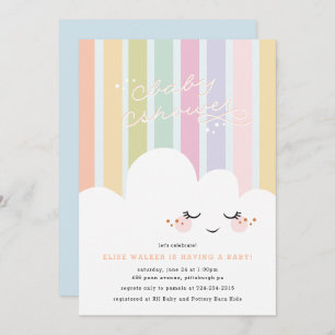 Happy Cloud Baby Shower Einladung