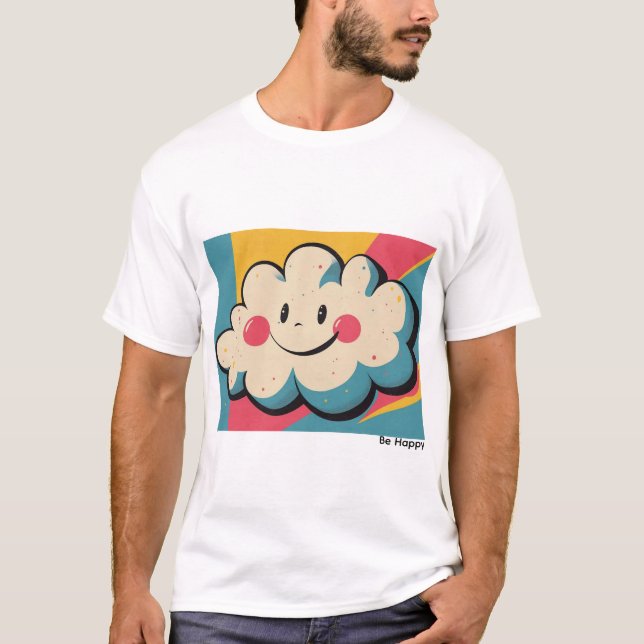 Happy Cloud T-Shirt (Vorderseite)