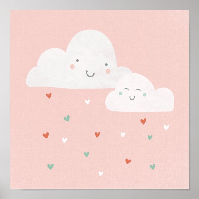 Happy Clouds Poster (Vorne)
