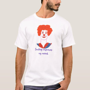 Happy Clown Face, Lächeln verbessert meine Stimmun T-Shirt