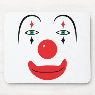 Happy Clown Face Mousepad