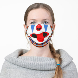 Happy Clown Face Mund-Nasen-Maske Aus Stoff