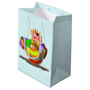 Happy Clown - Lächeln - Funny Mittlere Geschenktüte