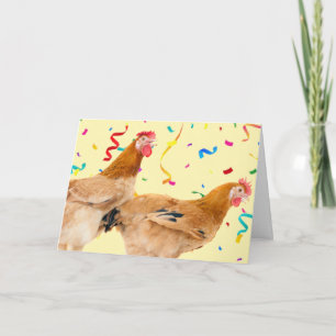 Happy Clucking Birthday Grußkarte Karte