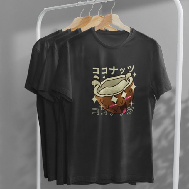 Happy Coconut Kawaii T-Shirt (Von Creator hochgeladen)