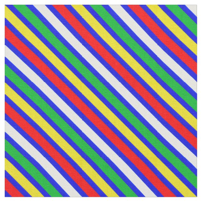 Happy Colorful Stripes Stoff (Nahaufnahme)