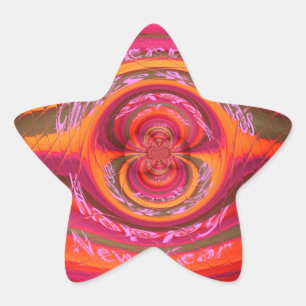 Happy Colors Frohe Weihnachten glückliche Neujahrs Stern-Aufkleber